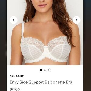 Panache *MAUVE* Balconette Bra with Lace Detailing